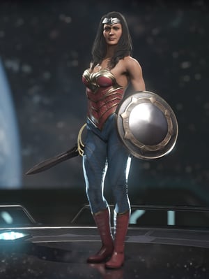 This is the Avatar Image for the Wonder Woman (From Injustice 2) AI Voice and Text to Speech Generator